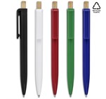 Altitude Tickit Recycled Plastic & Bamboo Ball Pen WI-AL-289-B-NO-LOGO