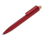 Altitude Tickit Recycled Plastic & Bamboo Ball Pen Red