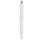 Altitude Tickit Recycled Plastic & Bamboo Ball Pen Solid White