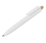 Altitude Tickit Recycled Plastic & Bamboo Ball Pen Solid White